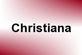 Christiana name image