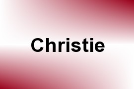 Christie name image