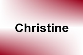 Christine name image