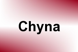 Chyna name image