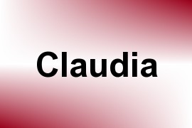 Claudia name image