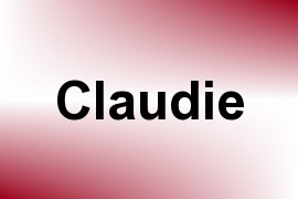 Claudie name image