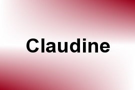 Claudine name image