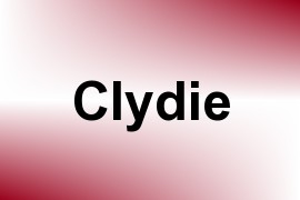 Clydie name image