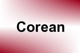 Corean name image
