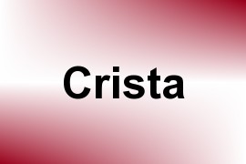 Crista name image
