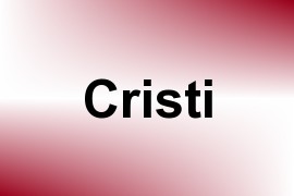 Cristi name image