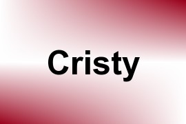 Cristy name image