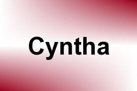 Cyntha name image