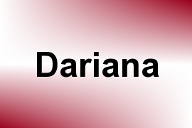 Dariana name image