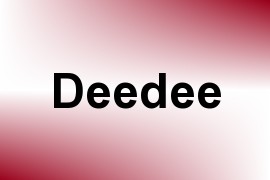 Deedee name image