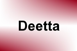Deetta name image