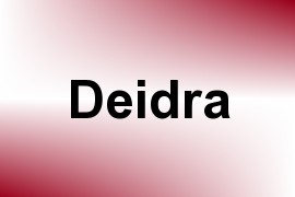 Deidra name image