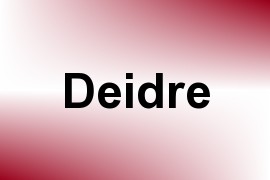 Deidre name image