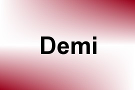 Demi name image