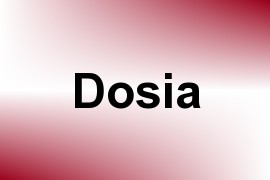 Dosia name image