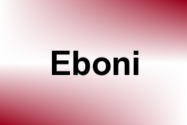 Eboni name image