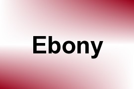 Ebony name image