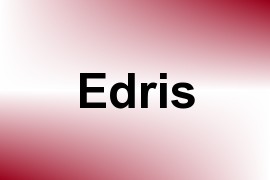 Edris name image