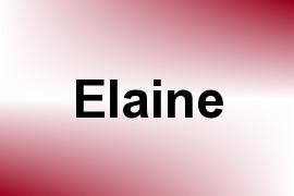 Elaine name image