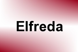 Elfreda name image