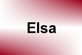 Elsa name image