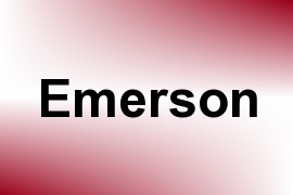 Emerson name image