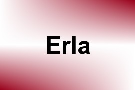 Erla name image