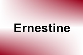 Ernestine name image