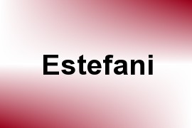 Estefani name image