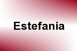 Estefania name image