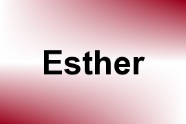 Esther name image