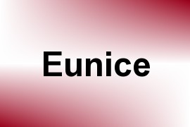 Eunice name image