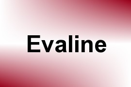 Evaline name image