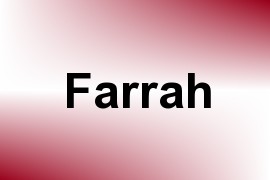 Farrah name image