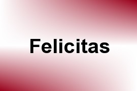 Felicitas name image