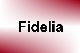 Fidelia name image