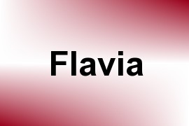 Flavia name image