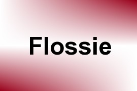 Flossie name image