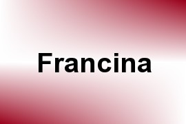 Francina name image