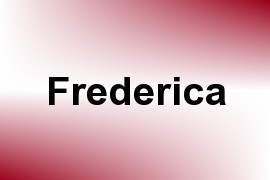 Frederica name image