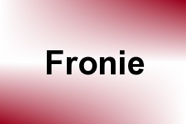 Fronie name image