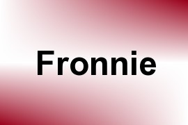 Fronnie name image