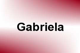 Gabriela name image