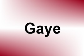 Gaye name image