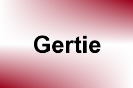 Gertie name image