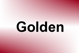 Golden name image