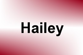 Hailey name image