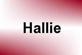 Hallie name image