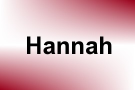 Hannah name image